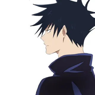😐 730903c4 Megumi Fushiguro Jujutsu Kaisen 动漫, 漫画, 惠, 伏黑, 咒术, 回战 telegram sticker