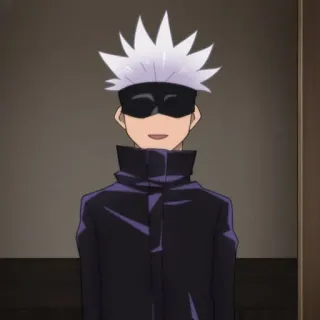 😐 7a9344fb Satoru Gojo Jujutsu Kaisen 动漫, 漫画, 五条, 咒术回战, 角色, 悟 telegram sticker