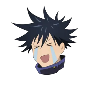 😭 1092c91b Megumi Fushiguro Jujutsu Kaisen Anime, Chorando, Triste, Lágrimas, Megumi Fushiguro, Jujutsu Kaisen, Personagem telegram sticker
