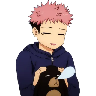 ☺️ 14d6aa6d Yuji Itadori Jujutsu Kaisen Anime, Personagem, Fofo, Fanart, Adesivos, Jujutsu Kaisen, Yuji Itadori telegram sticker