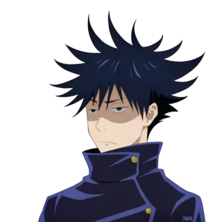 😐 8b1457f2 Megumi Fushiguro Jujutsu Kaisen Anime, Mangá, Megumi Fushiguro, Jujutsu Kaisen, Personagem telegram sticker