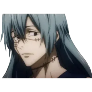 😕 ff523c3e Mahito Jujutsu Kaisen Anime, Sticker, Mahito, Jujutsu Kaisen, Mangá, Personagem telegram sticker