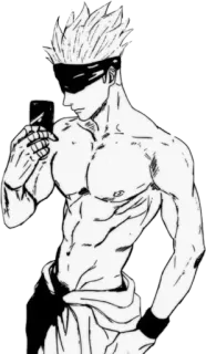 🤳 4f9adba3 Gojo Satoru Jujutsu Kaisen 动漫, 漫画, 五条悟, 咒术回战, 角色 whatsapp sticker