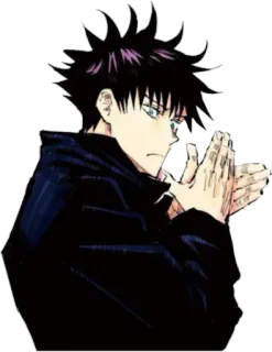 👏 52d4e6f6 Megumi Fushiguro Jujutsu Kaisen 伏黑惠, 咒术回战, 动漫, 漫画, 角色 whatsapp sticker