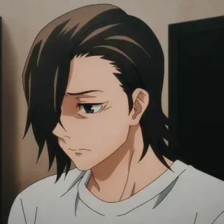 🎭 47f2e4f6 Anime, Triste, Cansado, Personaje, Masculino whatsapp sticker