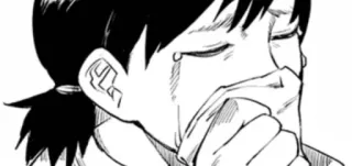 😢 d886364b verdrietig, huilen, anime, manga telegram sticker