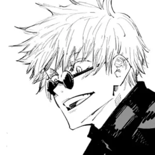 😀 e98c23ae Gojo Satoru Jujutsu Kaisen Anime, Manga, Gojo Satoru, Jujutsu Kaisen telegram sticker