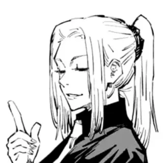 😌 f89148c8 vrouw, paardenstaart, anime, manga telegram sticker