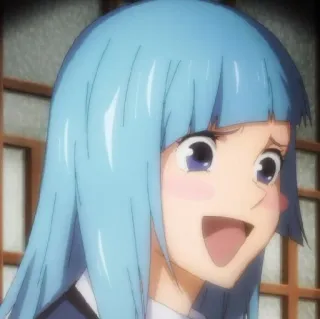 😁 3d8035a4 Аниме, Манга, Милый, Девушка, Весёлый whatsapp sticker