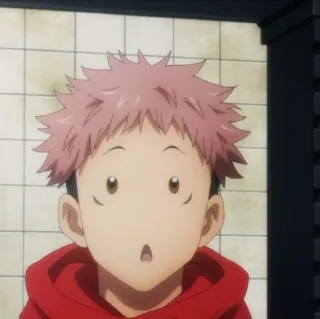 ☁️ 3e5e79ae Yuji Itadori Jujutsu Kaisen Аниме, Манга, Jujutsu Kaisen, Юдзи Итадори whatsapp sticker