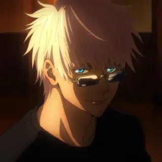 ☁️ 5b8e0780 Satoru Gojo Jujutsu Kaisen Аниме, Годжо Сатору, Jujutsu Kaisen, Персонаж whatsapp sticker