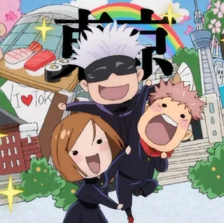 Jujutsu Kaisen(Wu) @otakuzdream whatsapp stickers