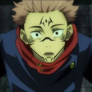 ☁️ 7bf2dd6b Yuji Itadori Jujutsu Kaisen Аниме, Манга, Jujutsu Kaisen, Юдзи Итадори, Персонаж whatsapp sticker