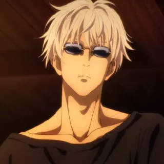 ☁️ 8558295b Gojo Satoru Jujutsu Kaisen Аниме, Манга, Годжо Сатору, Магическая битва, Персонаж whatsapp sticker