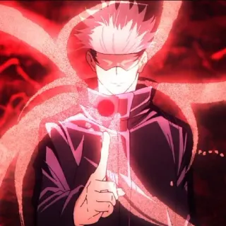 ☁️ cff2df21 Gojo Satoru Jujutsu Kaisen Аниме, Манга, Jujutsu Kaisen, Годжо Сатору, Колдун whatsapp sticker