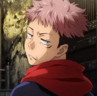 ☁️ f8e491cd Yuji Itadori Jujutsu Kaisen Аниме, Манга, Jujutsu Kaisen, Юдзи Итадори, Персонаж whatsapp sticker