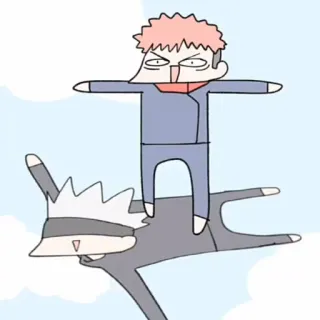 🤌 388304e3 Cartone animato, Personaggio, Anime, Manga, Divertente, Illustrazione telegram sticker