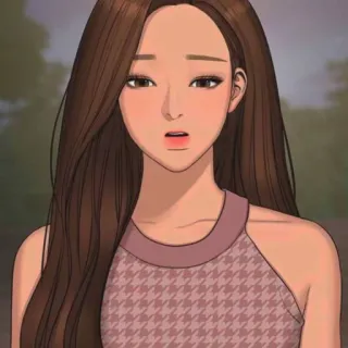 🛍 0db3f7c1 女性, 漫画, 女性, キャラクター, ポートレート telegram sticker