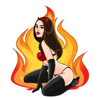 Miss JuliaDates💙 by @juliadatescom telegram stickers