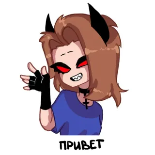 🙂 f43f1eed ПРИВЕТ 角色, 你好, 卡通 telegram sticker