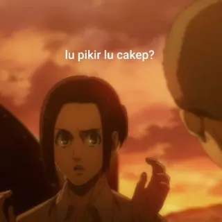 ☕ dd1c97de lu pikir lu cakep? whatsapp sticker