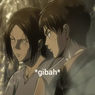 ☕ ff4fc28c *gibah* อนิเมะ, ผ่าพิภพไททัน, มีม, ข่าวซุบซิบ whatsapp sticker