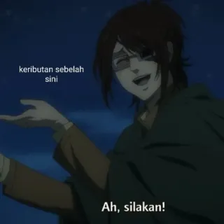 ☕ ffa0cd7d keributan sebelah sini
Ah, silakan! อนิเมะ, อารมณ์, ตลก whatsapp sticker