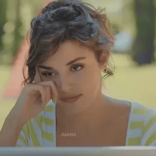 🍯 b075bc12 JMANA wanita, orang, potret, wajah, gadis, kecantikan, model telegram sticker