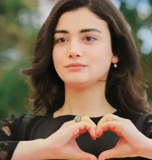 🍇 113d08a2 ผู้หญิง, หัวใจ, ความรัก, มือ, คน telegram sticker