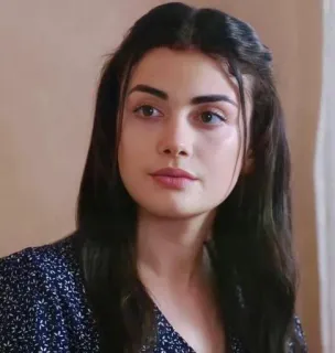 🍇 2e723cd2 ผู้หญิง, ภาพเหมือน, ผมสีน้ำตาลเข้ม, หน้า, คน telegram sticker