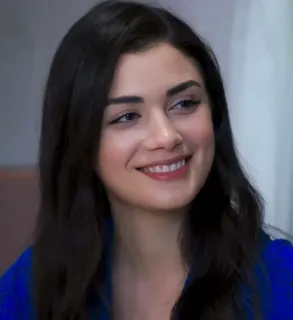 🍇 3934b679 ผู้หญิง, ยิ้ม, ภาพเหมือน, ผมสีน้ำตาลเข้ม telegram sticker