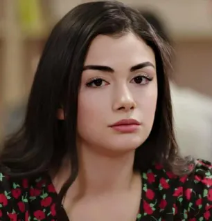 🍇 d208f1d7 ผู้หญิง, ภาพเหมือน, ผมสีน้ำตาลเข้ม, คน, ใบหน้า telegram sticker