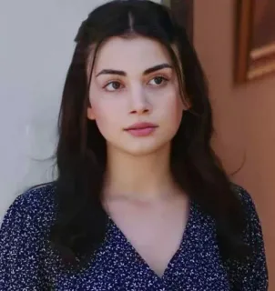 🍇 de2463f2 ผู้หญิง, ผมสีน้ำตาลเข้ม, ภาพเหมือน, ผู้หญิง, ใบหน้า telegram sticker