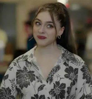 🍓 39db06d4 ผู้หญิง, เด็กผู้หญิง, ภาพเหมือน, ใบหน้า, สีหน้า, คน telegram sticker