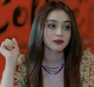 🍓 9f18410a ผู้หญิง, ภาพเหมือน, บุคคล, สร้อยคอ, ผู้หญิง, ตา telegram sticker