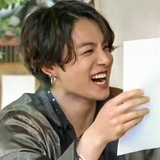 🥊 0cf89f3d GUKKSBUNNY man, kpop, happy, person, entertainment whatsapp sticker