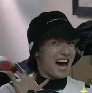 🥊 19f39221 WE DONT HAVE MUCH TO LOSE hat, person, portrait, expression, facial expression, indoors whatsapp sticker