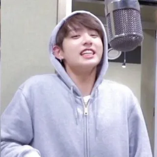 🦋 d0a4693a Jungkook kpop, sänger, musik, bts, idol, mikrofon, jungkook whatsapp sticker