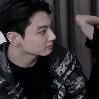 🌑 f6fcfbad Jungkook kpop, bts, jungkook, idol, cantor whatsapp sticker