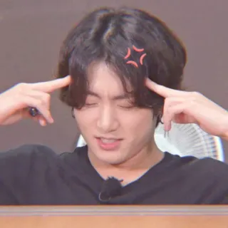 🐇 aa2bbeae злой, расстроен, k-pop, думающий, огорчён telegram sticker