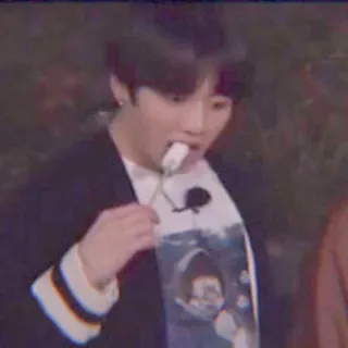 🐇 df26653b еда, пища, человек, портрет, повседневный, корейский telegram sticker