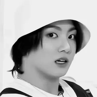 🎤 cb5d399c pria, potret, topi, orang, kacamata hitam, hitam putih telegram sticker