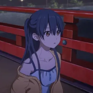 🍒 706c527f Anime, Ragazza, Cartone animato, Personaggio, Illustrazione whatsapp sticker