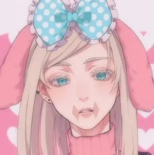🤍 223930cc Anime, Chica, Linda, Dibujo animado, Kawaii, Manga telegram sticker