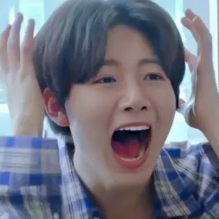 🪐 b9e86934 hombre, sorprendido, grito, expresión, emoción, impactado telegram sticker