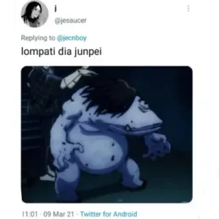 🫂 3a0997bd lompati dia junpei telegram sticker