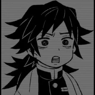 😩 6b55f83c Giyu Tomioka Demon Slayer 애니메이션, 귀멸의 칼날, 토미오카 기유, 만화, 캐릭터 telegram sticker