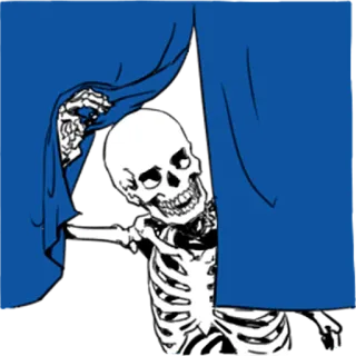 Груда костей 4 @nyasticks telegram stickers
