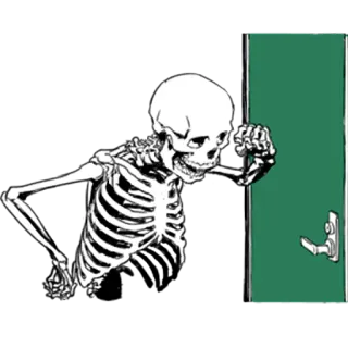 Груда костей 4 @nyasticks telegram stickers