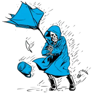 Груда костей 6 @nyasticks telegram stickers